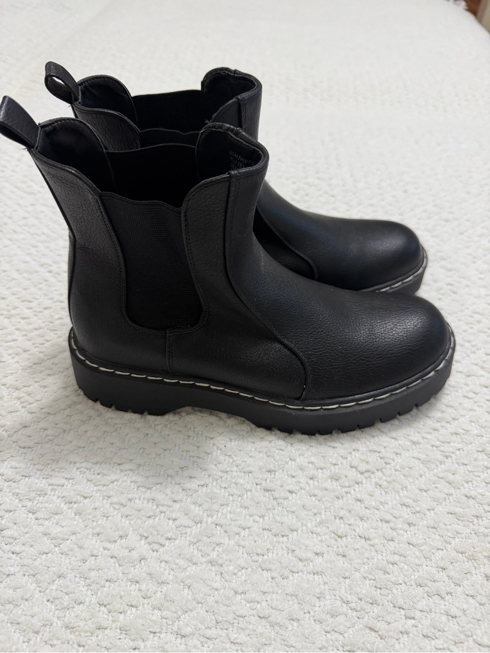 Sincerely Jules Hippie 2 Black Chunky Combat Boots Women’s Size 8.5 - Picture 4 of 12
